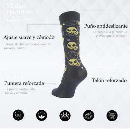 MEDIA CASUAL DIVERTIDA DISEÑO DE ALIEN