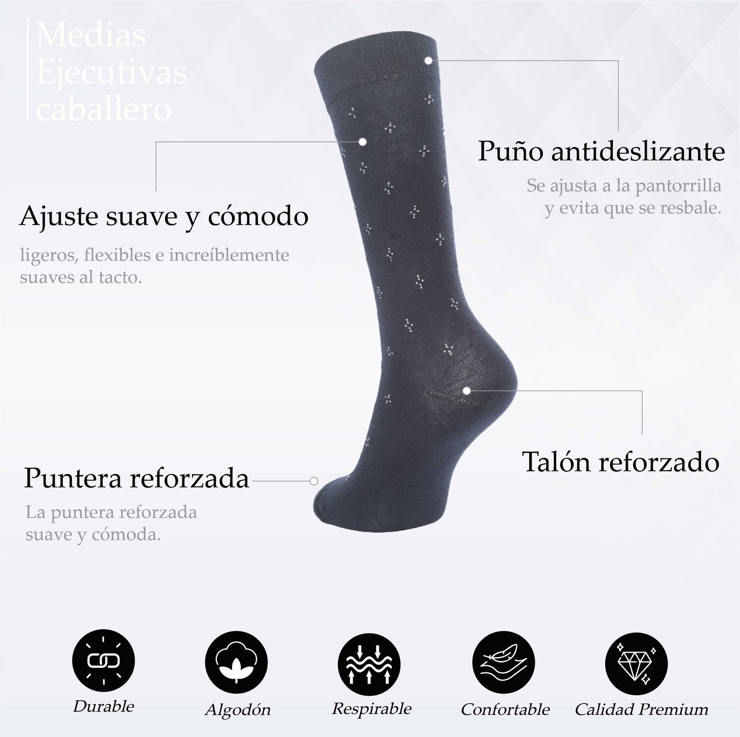 PACK DE 3 MEDIAS EJECUTIVAS