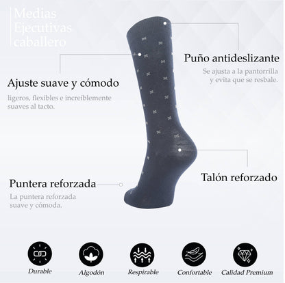 PACK DE 3 MEDIAS EJECUTIVAS