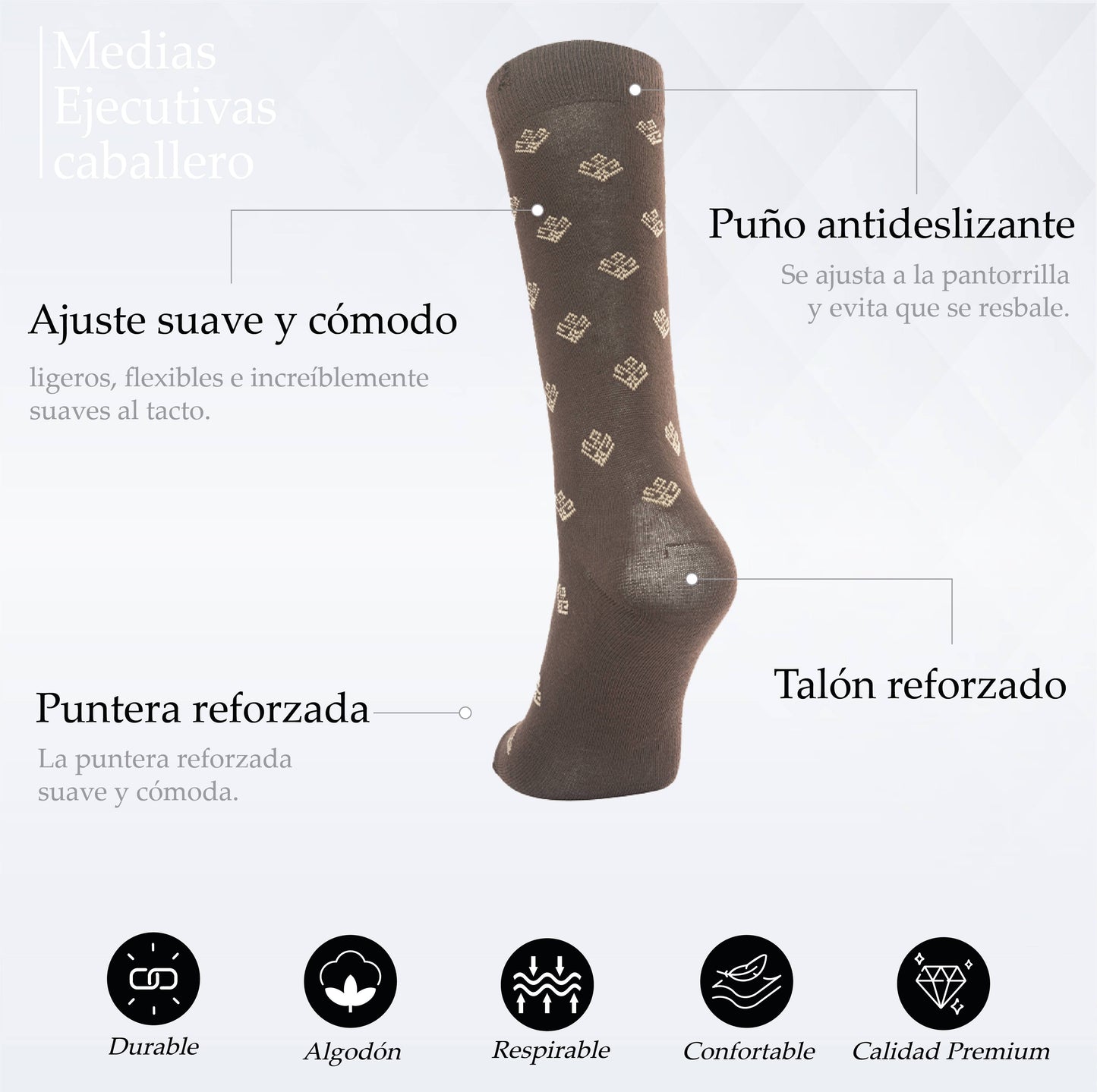 PACK DE 3 MEDIAS EJECUTIVAS