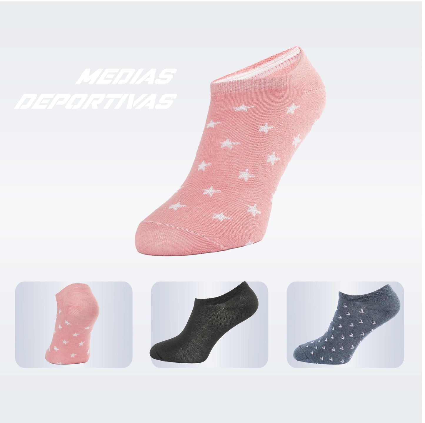 PACK DE 3 MEDIAS INVISIBLES