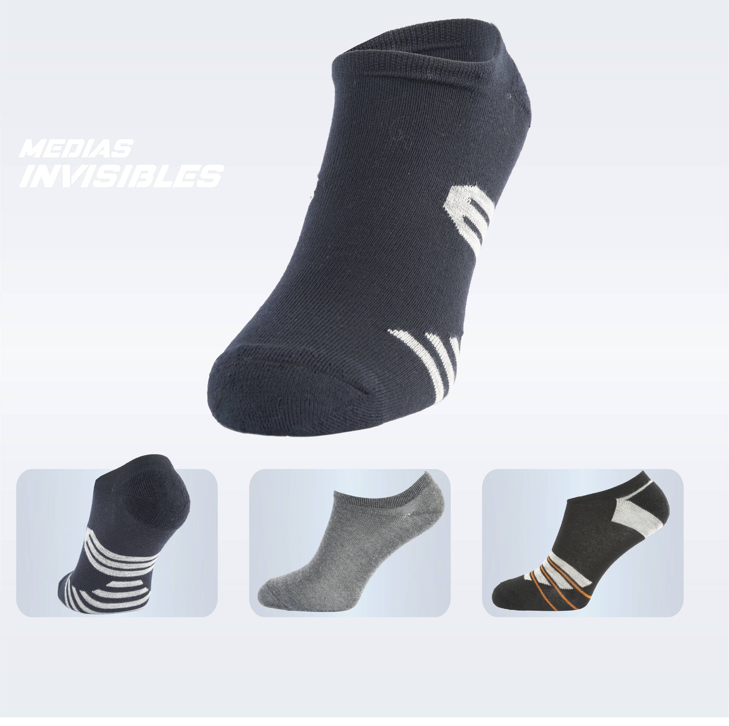 PACK DE 3 MEDIA INVISIBLE
