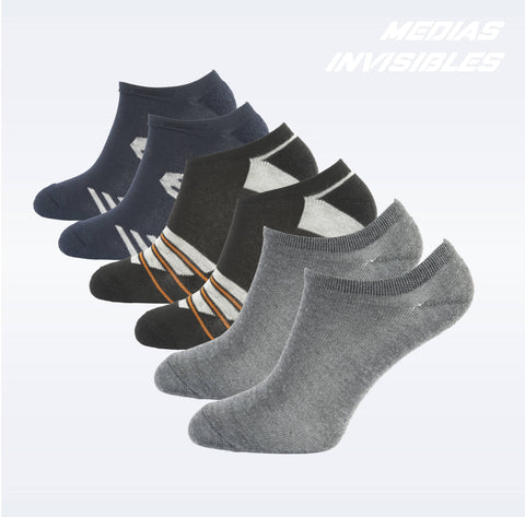 PACK DE 3 MEDIA INVISIBLE