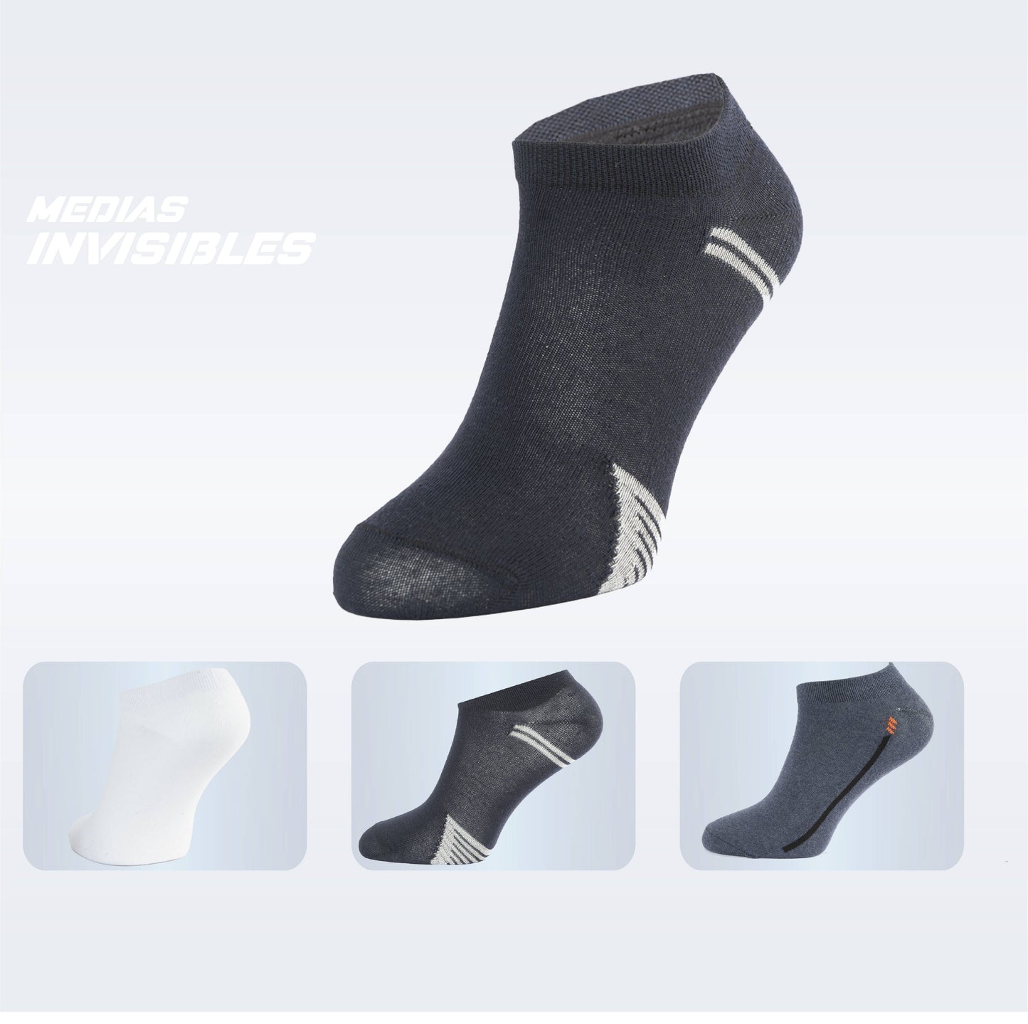 PACK DE 3 MEDIA INVISIBLE