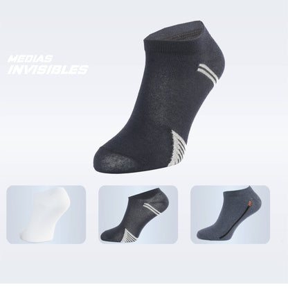PACK DE 3 MEDIA INVISIBLE