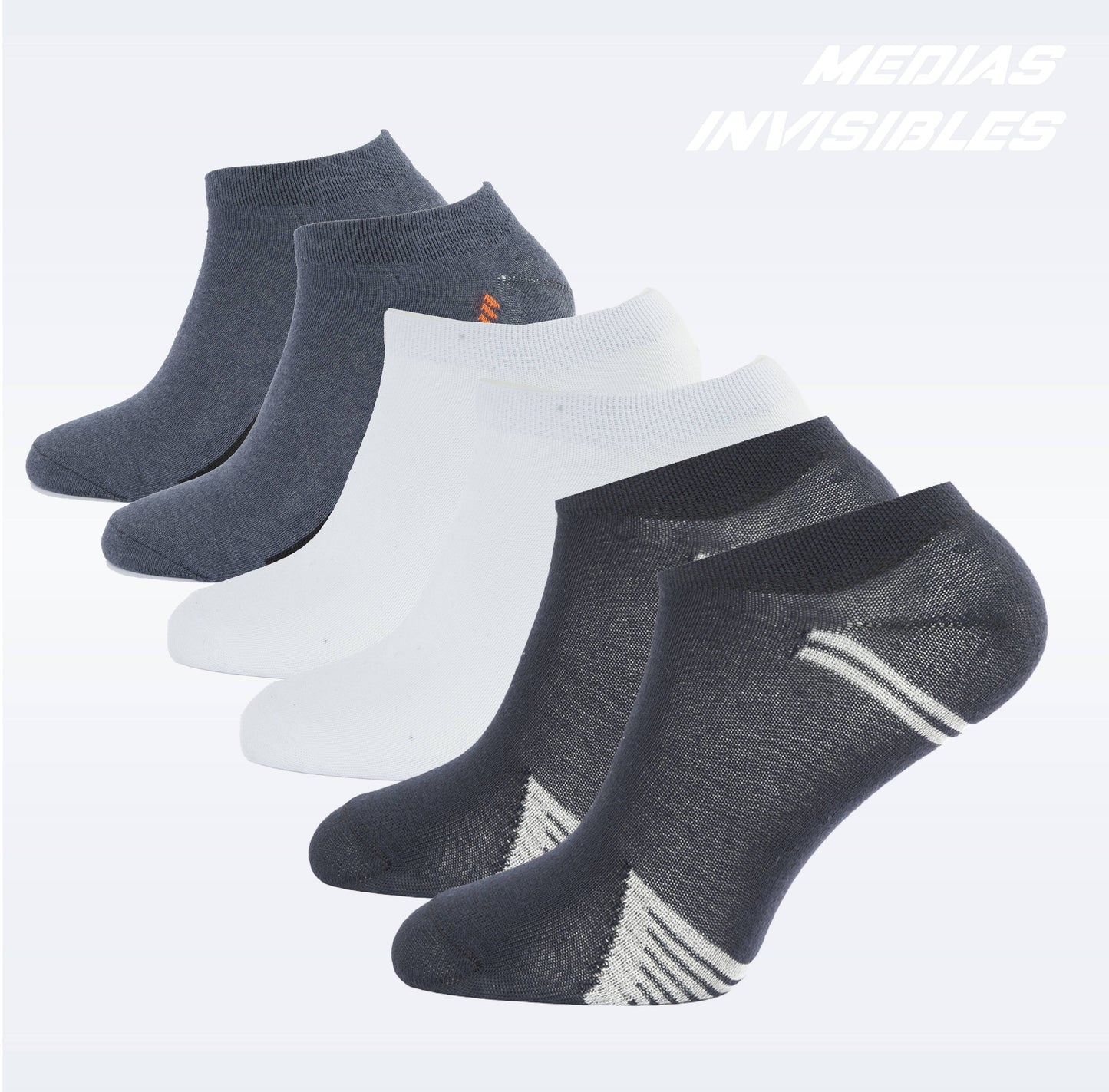 PACK DE 3 MEDIA INVISIBLE