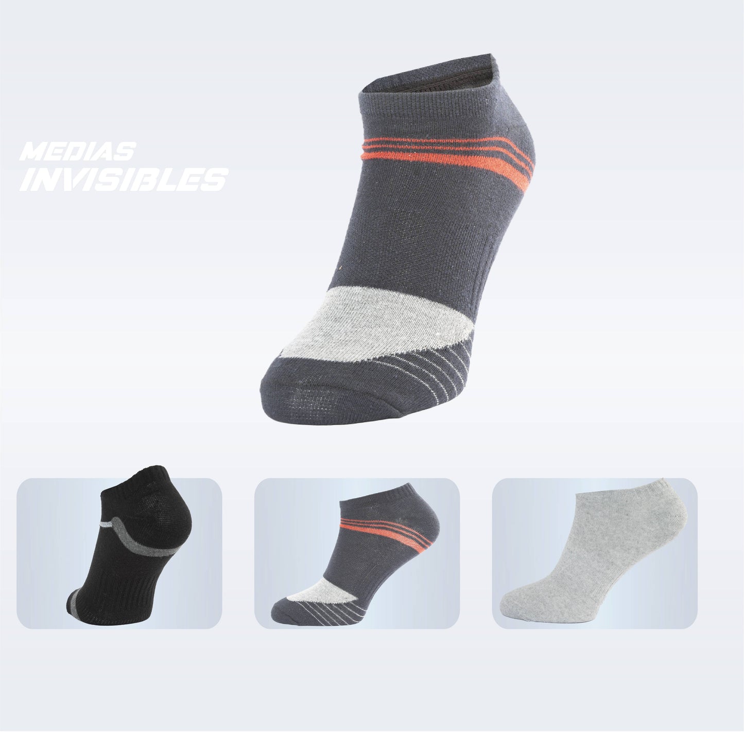 PACK DE 3 MEDIA INVISIBLE