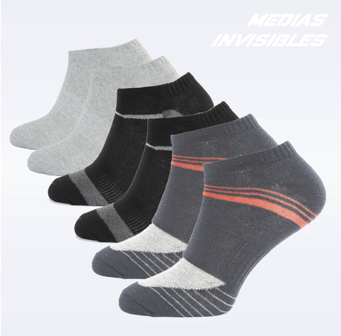 PACK DE 3 MEDIA INVISIBLE