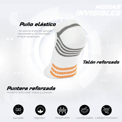PACK DE 3 MEDIA INVISIBLE