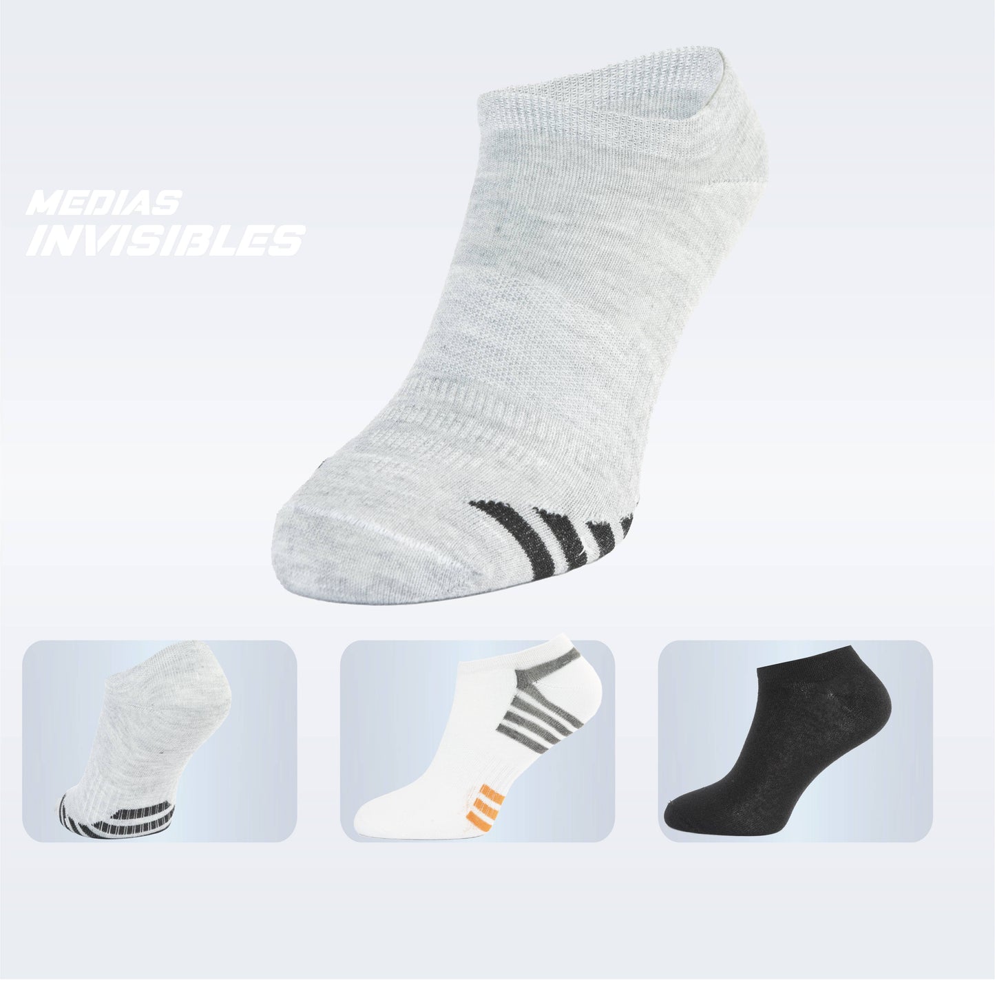 PACK DE 3 MEDIA INVISIBLE
