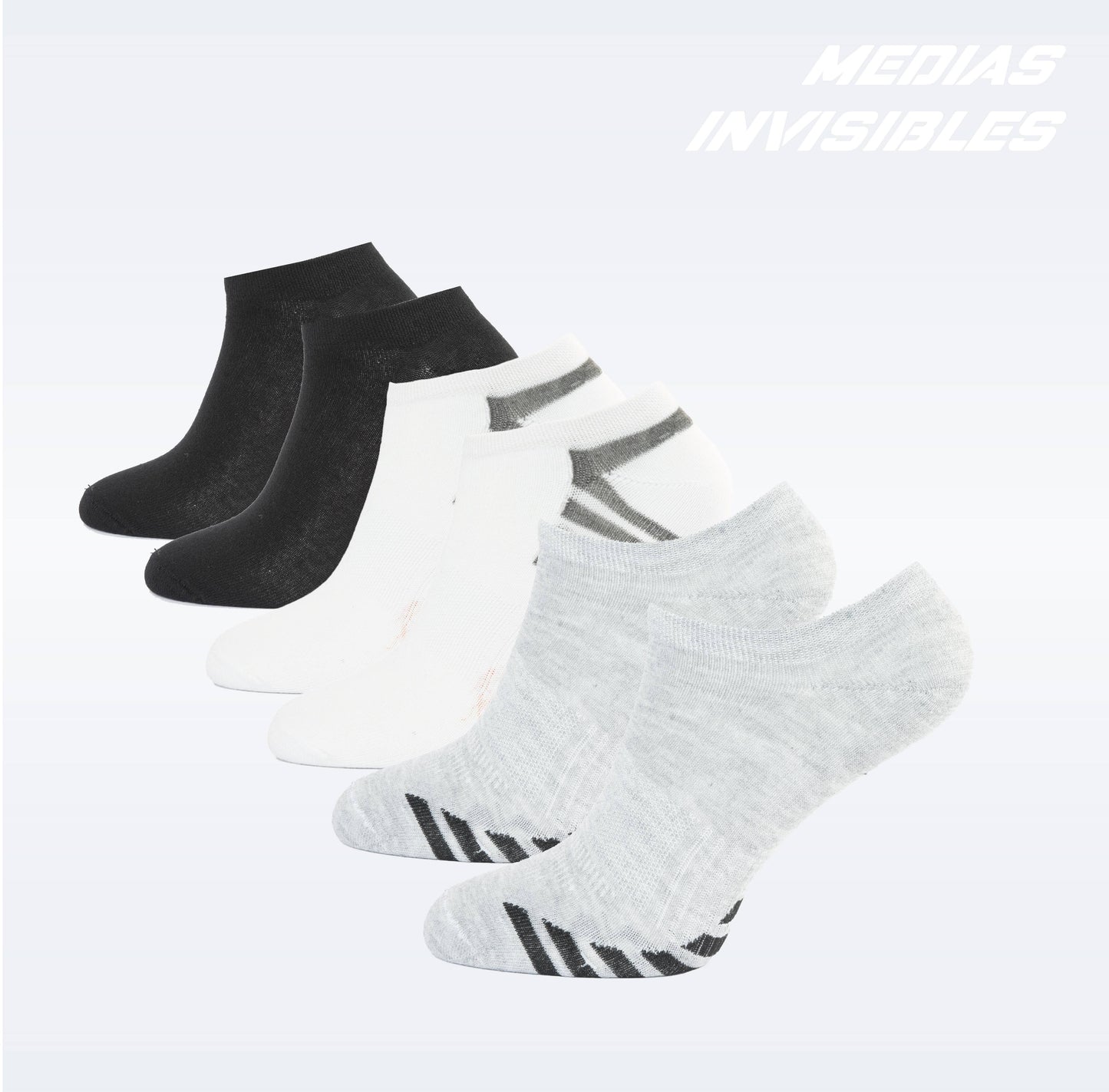 PACK DE 3 MEDIA INVISIBLE