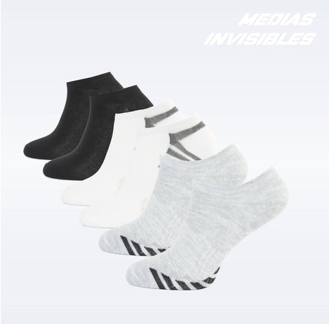 PACK DE 3 MEDIA INVISIBLE