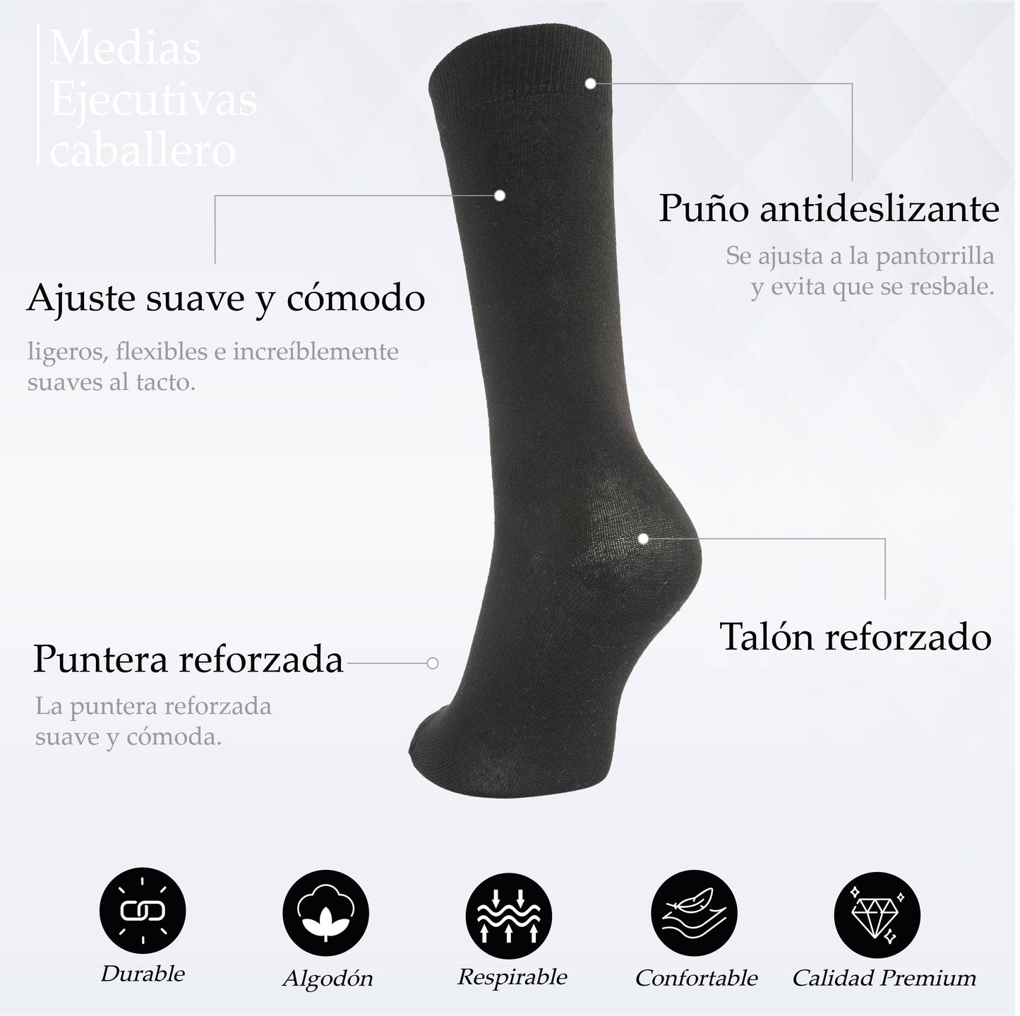 PACK DE 3 MEDIAS EJECUTIVAS
