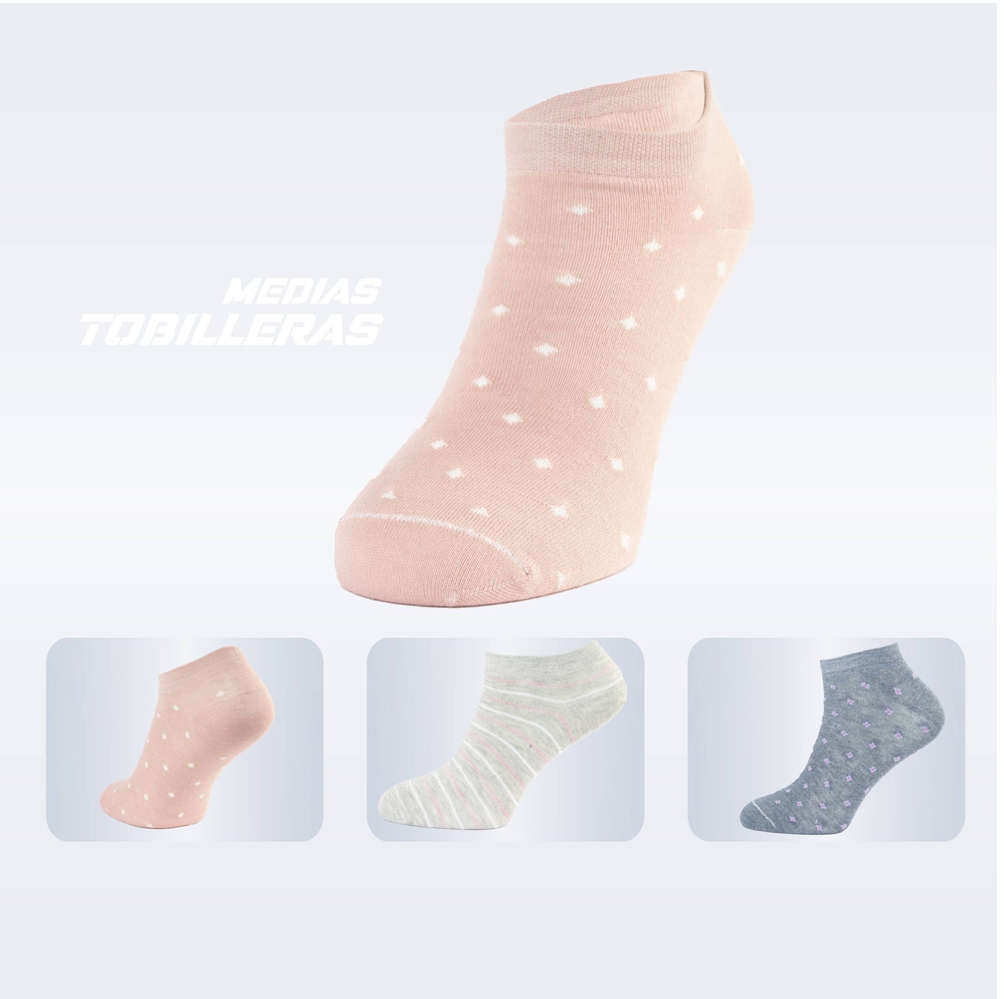 PACK DE 3 MEDIAS TOBILLERAS