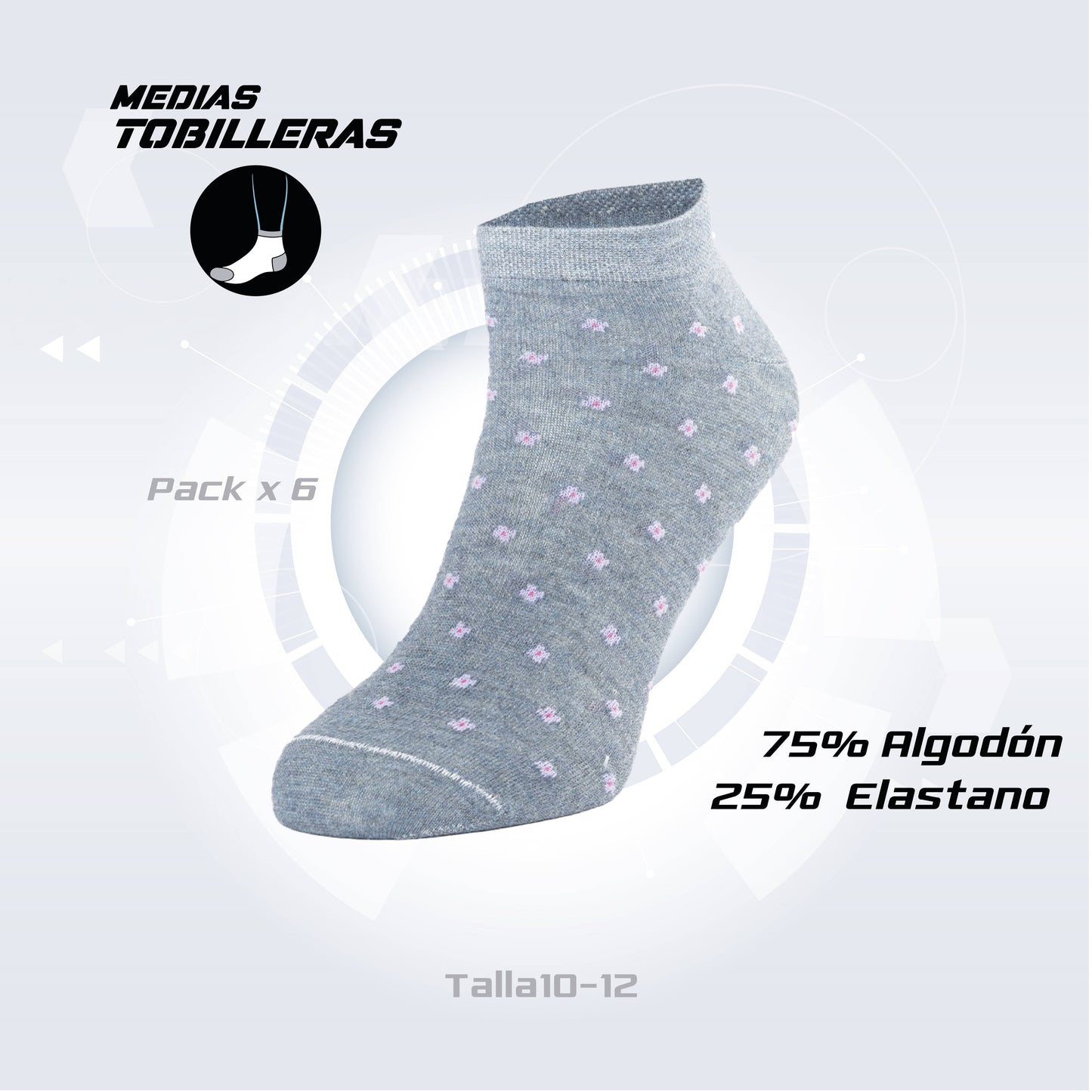 PACK DE 3 MEDIAS TOBILLERAS