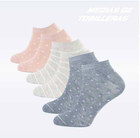 PACK DE 3 MEDIAS TOBILLERAS