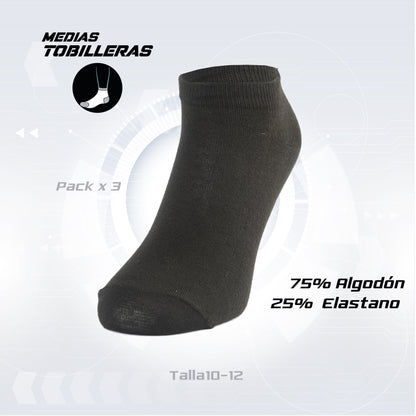 PACK DE 3 MEDIAS TOBILLERAS
