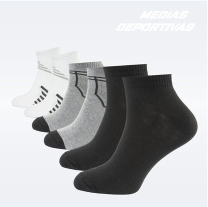PACK DE 3 MEDIA TOBILLERA