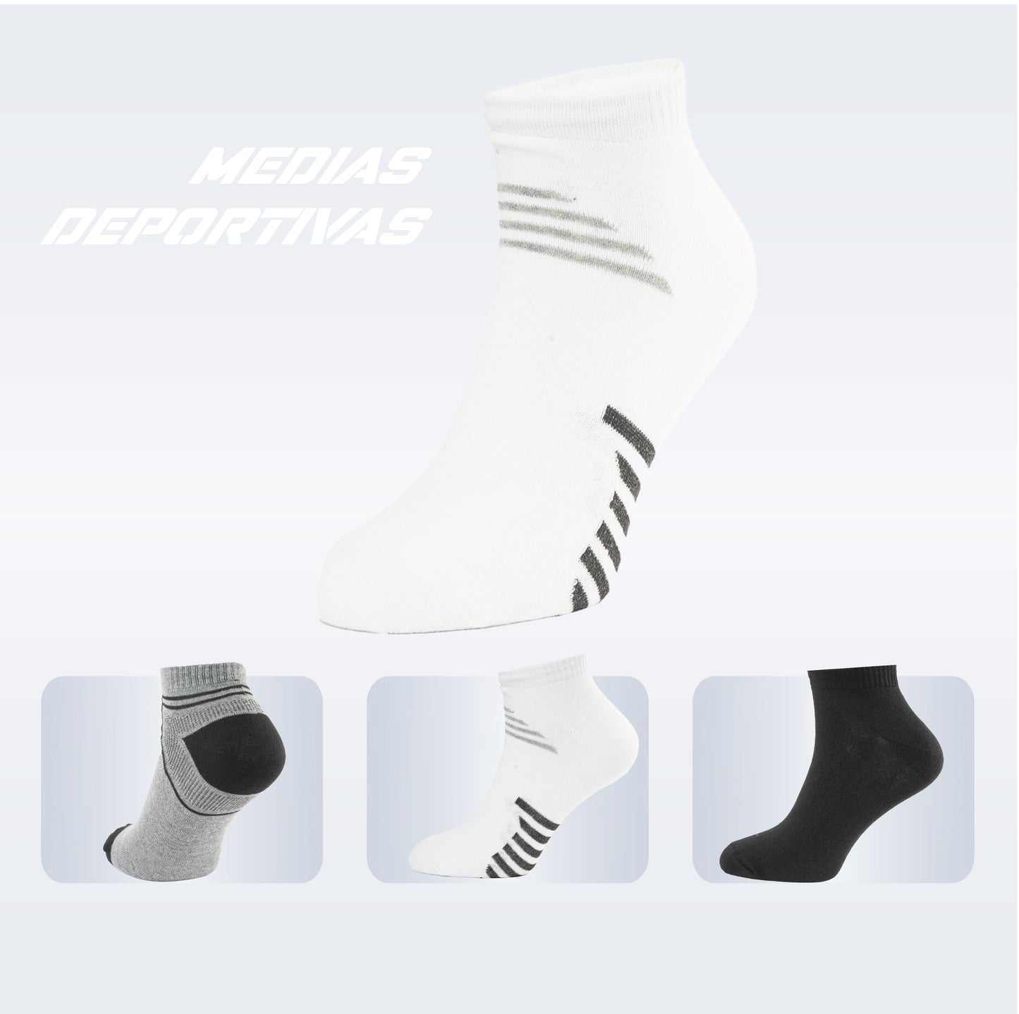 PACK DE 3 MEDIA TOBILLERA