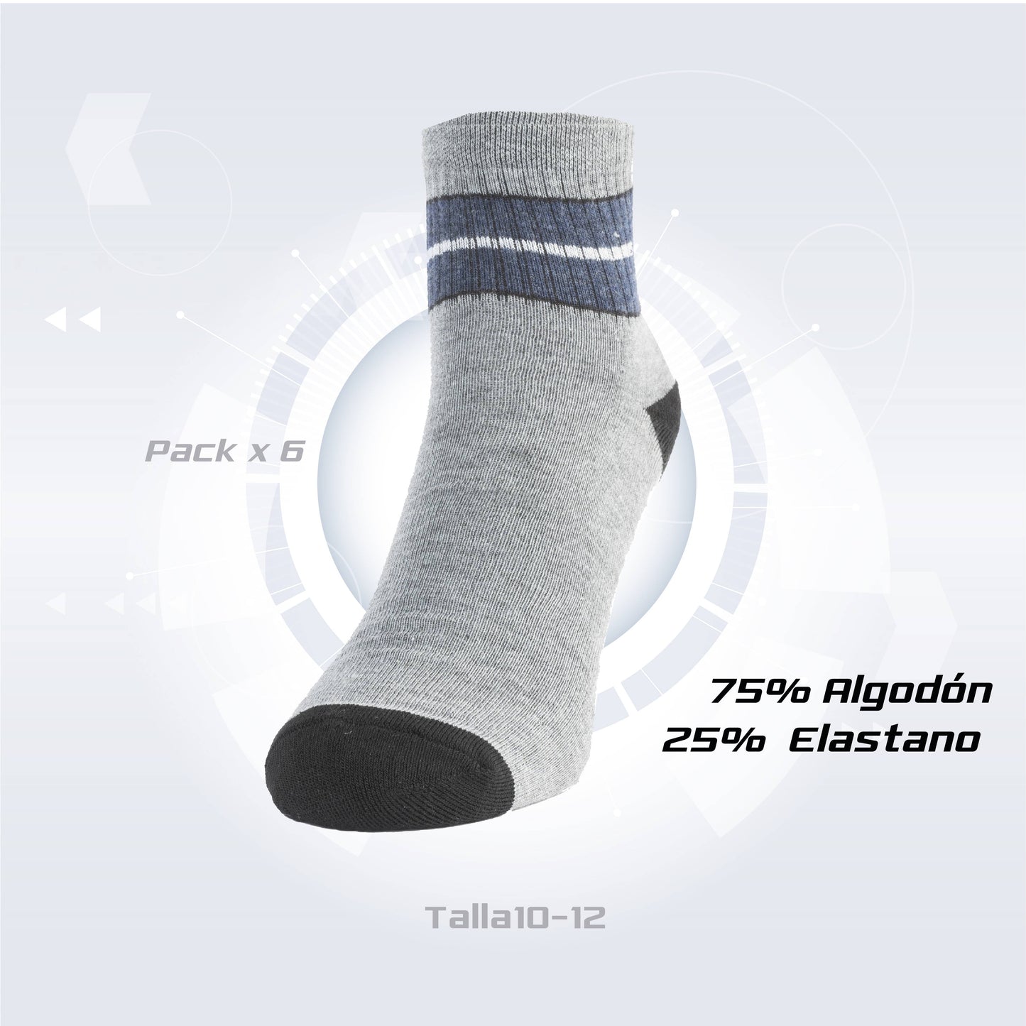 PACK DE 3 MEDIAS TENNIS