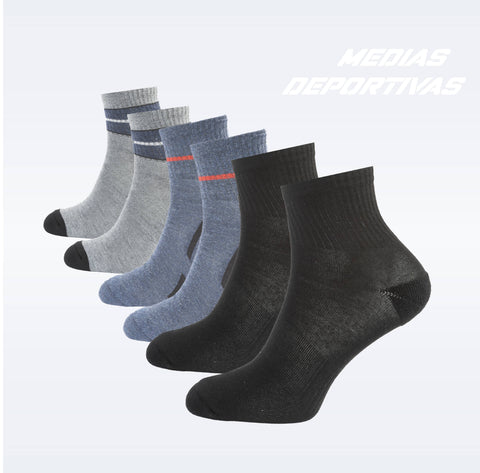 PACK DE 3 MEDIAS TENNIS