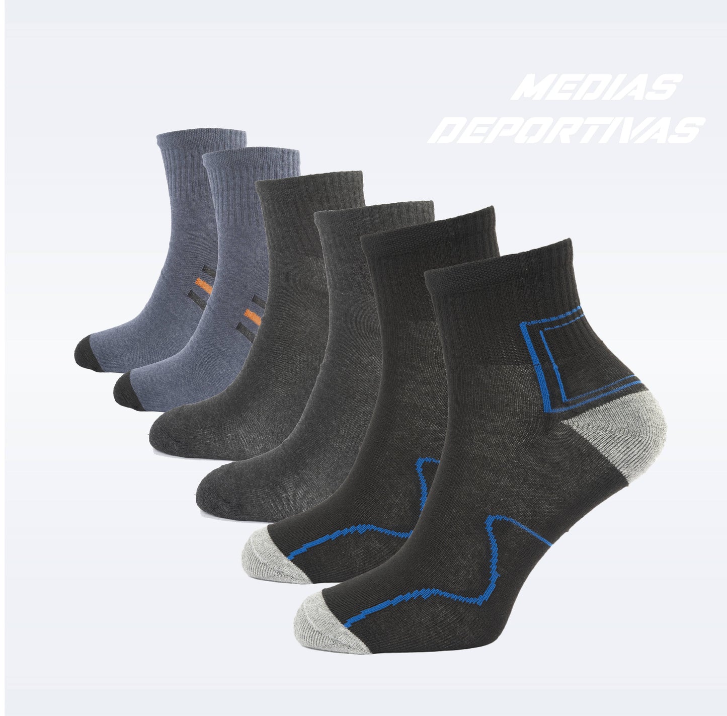 PACK DE 3 MEDIAS TENNIS