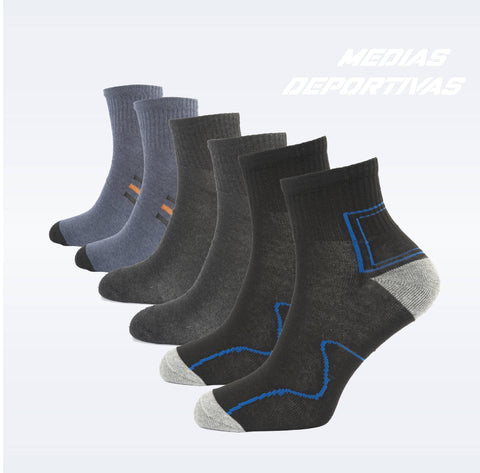 PACK DE 3 MEDIAS TENNIS