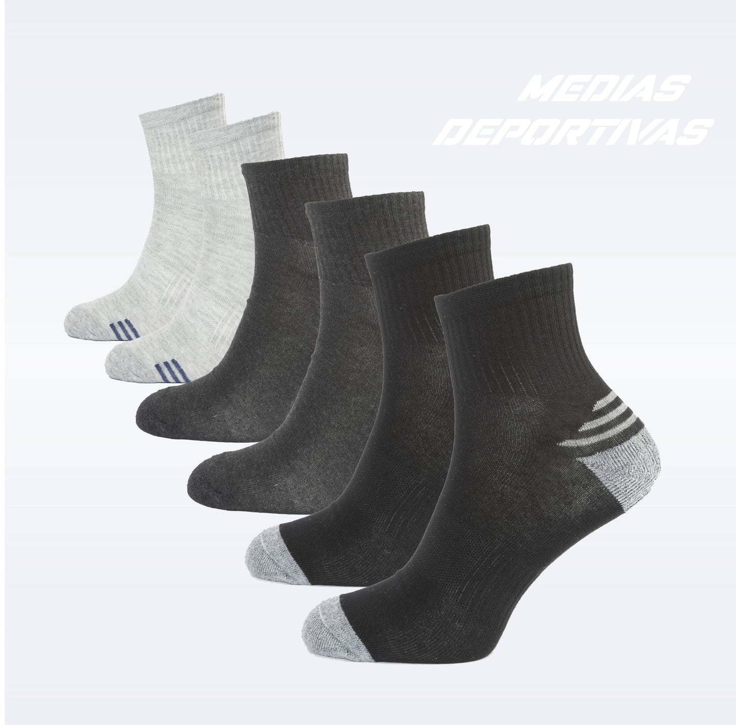 PACK DE 3 MEDIAS TENNIS