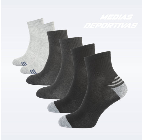 PACK DE 3 MEDIAS TENNIS