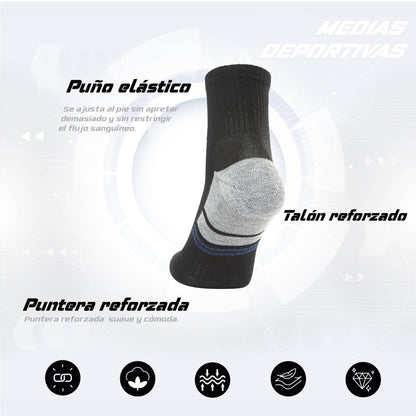 PACK DE 3 MEDIAS TENNIS