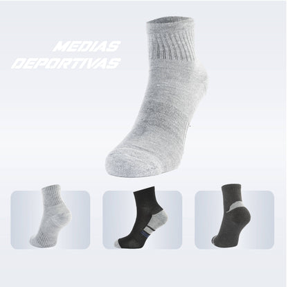 PACK DE 3 MEDIAS TENNIS
