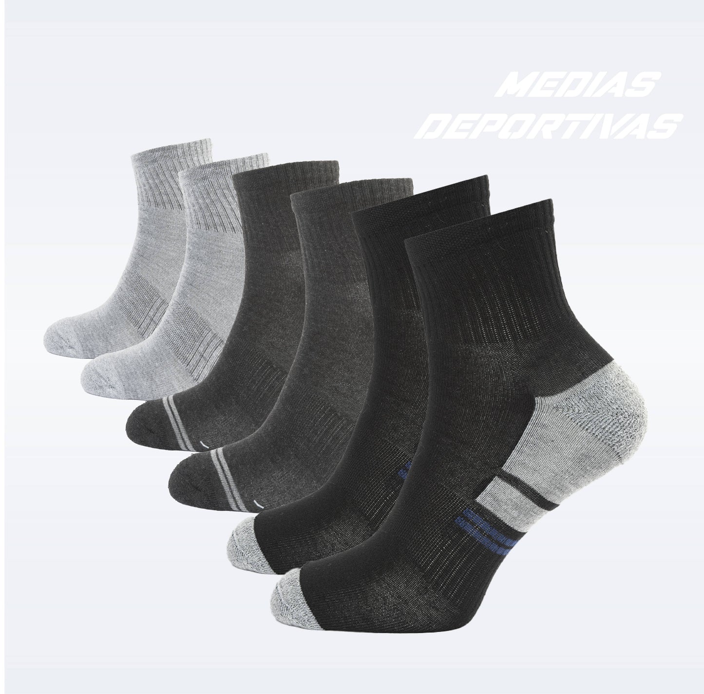 PACK DE 3 MEDIAS TENNIS