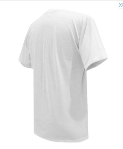 CAMISETA ALGODON CUELLO EN V – BLANCA