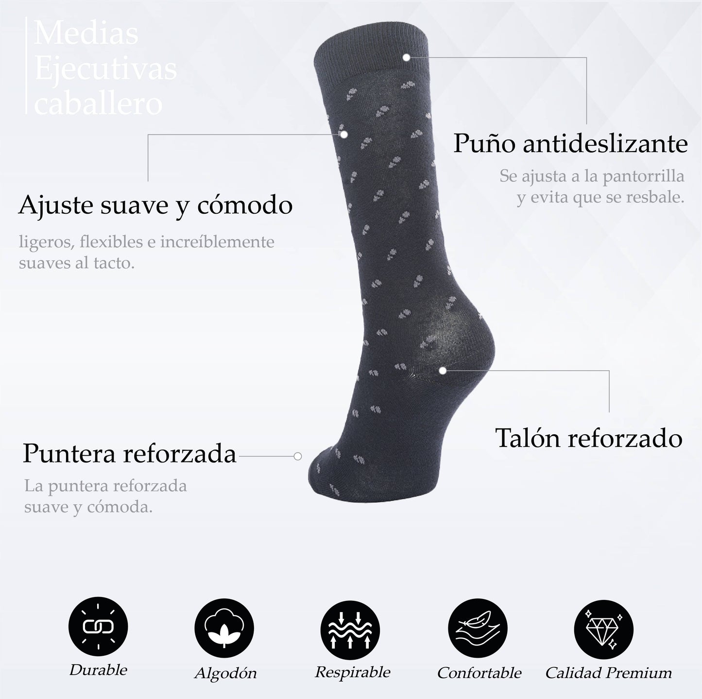 PACK DE 3 MEDIAS EJECUTIVAS
