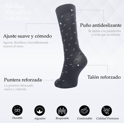 PACK DE 3 MEDIAS EJECUTIVAS