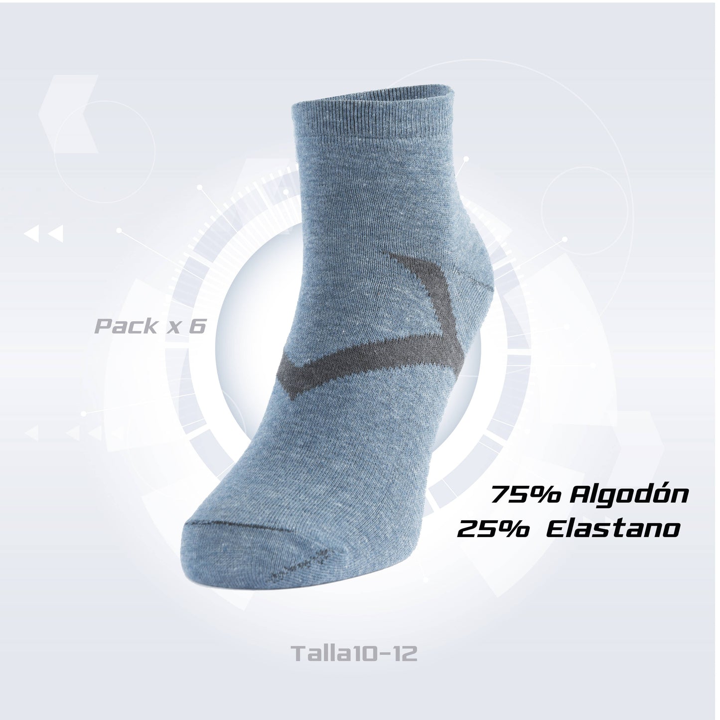 PACK DE 3 MEDIAS ZAPATILLAS