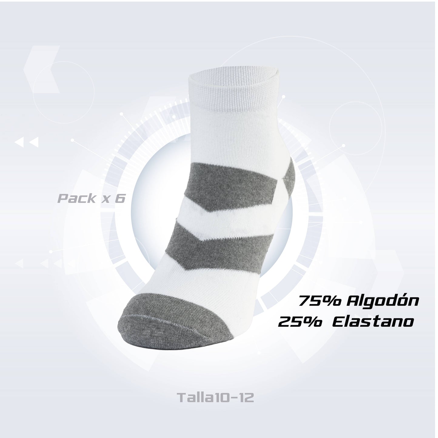 PACK DE 3 MEDIAS ZAPATILLAS