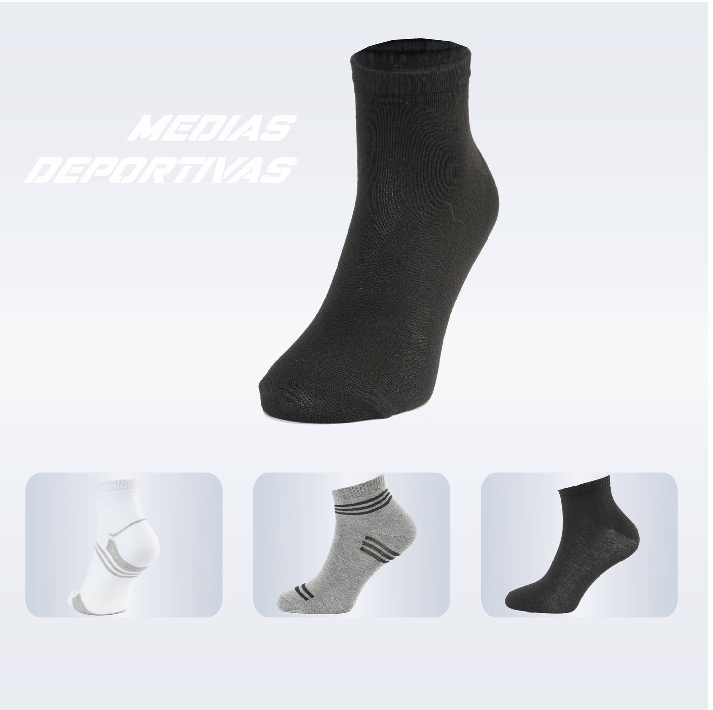 PACK DE 3 MEDIAS ZAPATILLA