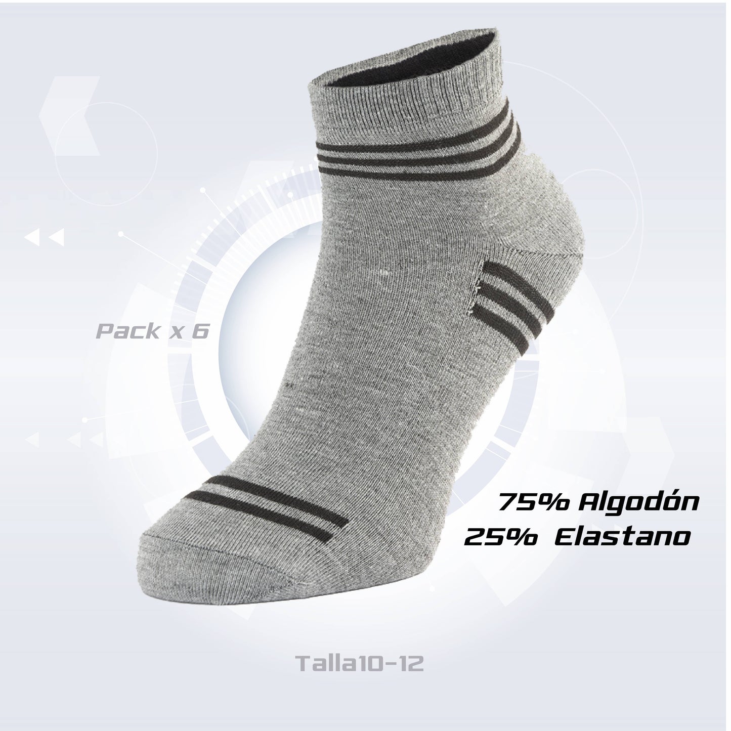 PACK DE 3 MEDIAS ZAPATILLA