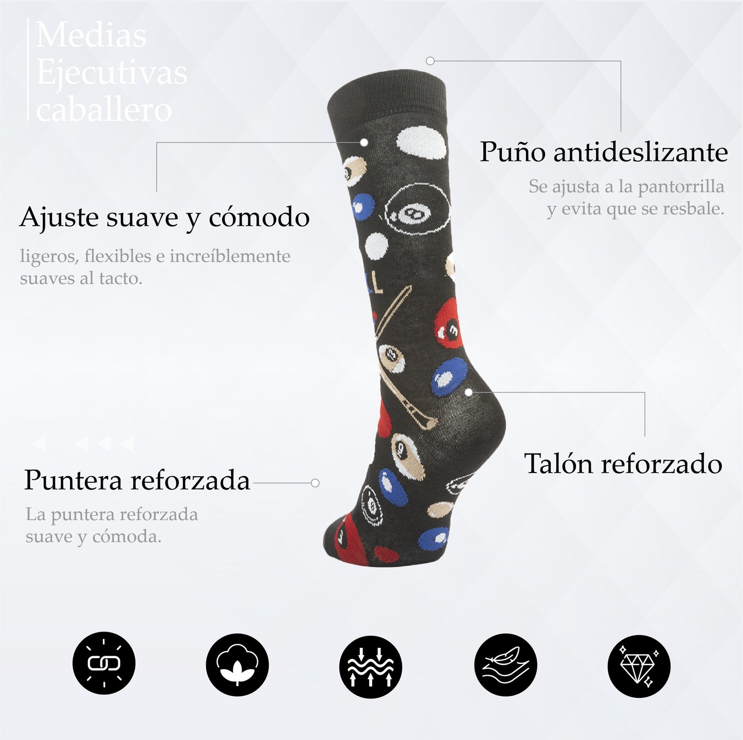 MEDIA CASUAL DIVERTIDA DISEÑO DE BILLAR