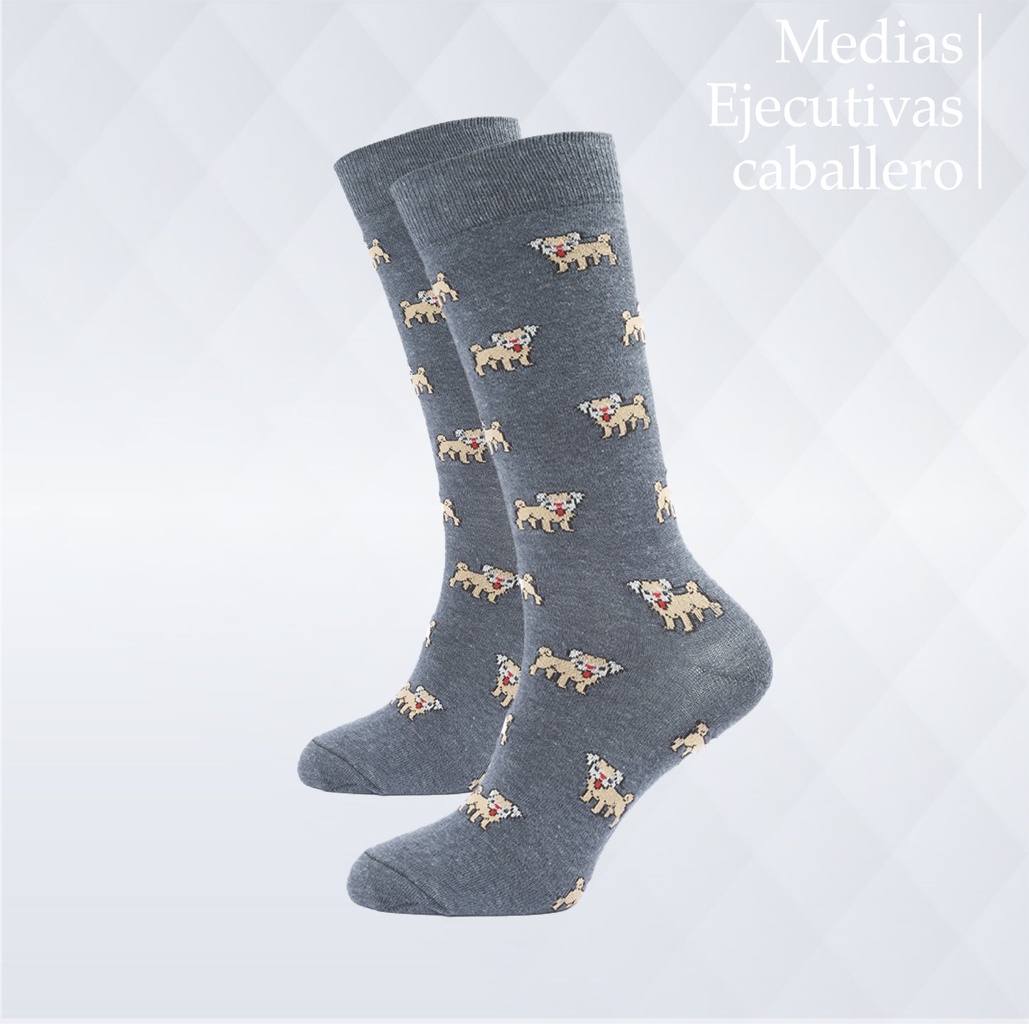 MEDIA CASUAL DIVERTIDA DISEÑO DE PERRITO