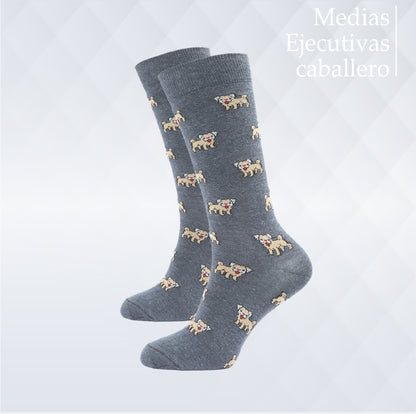 MEDIA CASUAL DIVERTIDA DISEÑO DE PERRITO